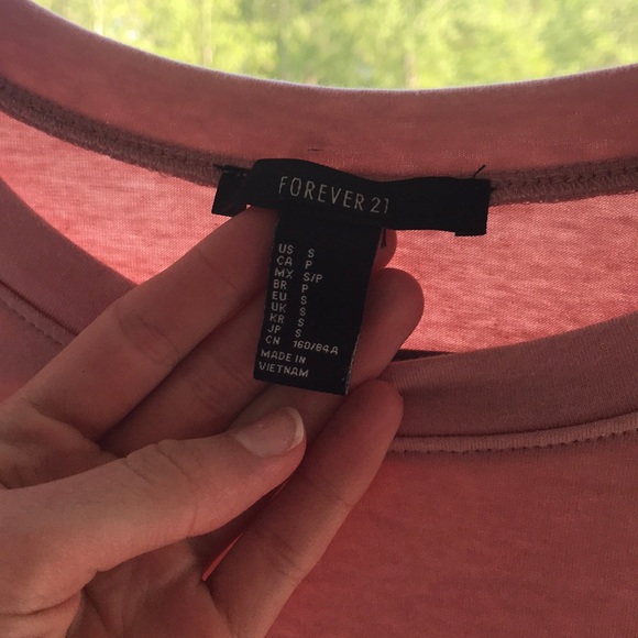 Size SM burnt rose TShirt Dress from Forever21 - Picture 3 of 4